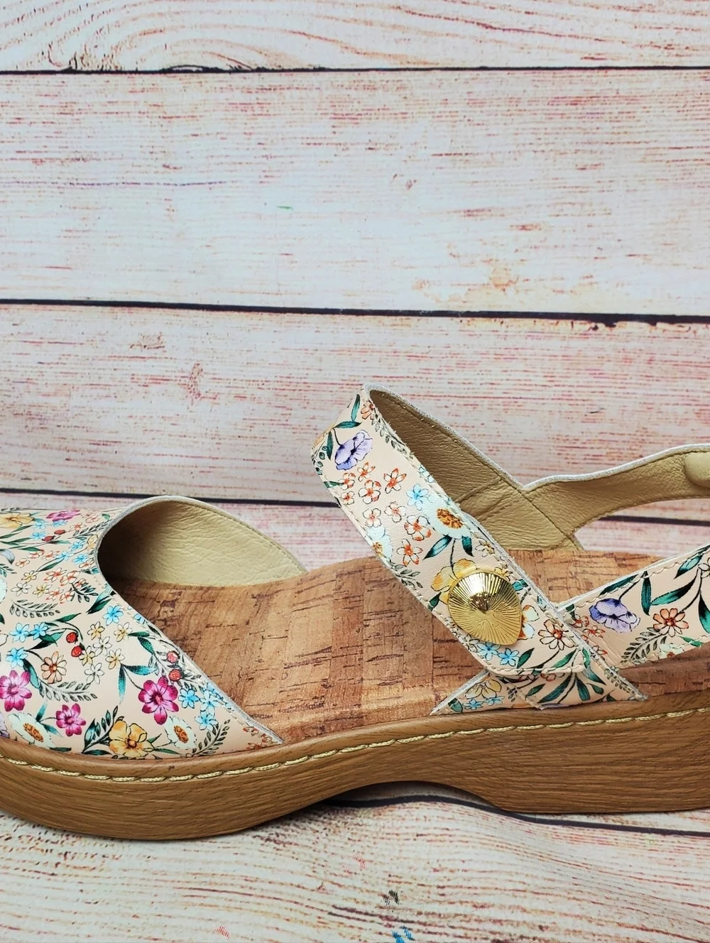 NEW Alegria Womens EU 39 US 9 Opal Summer Thyme Floral Mary Jane Sandals